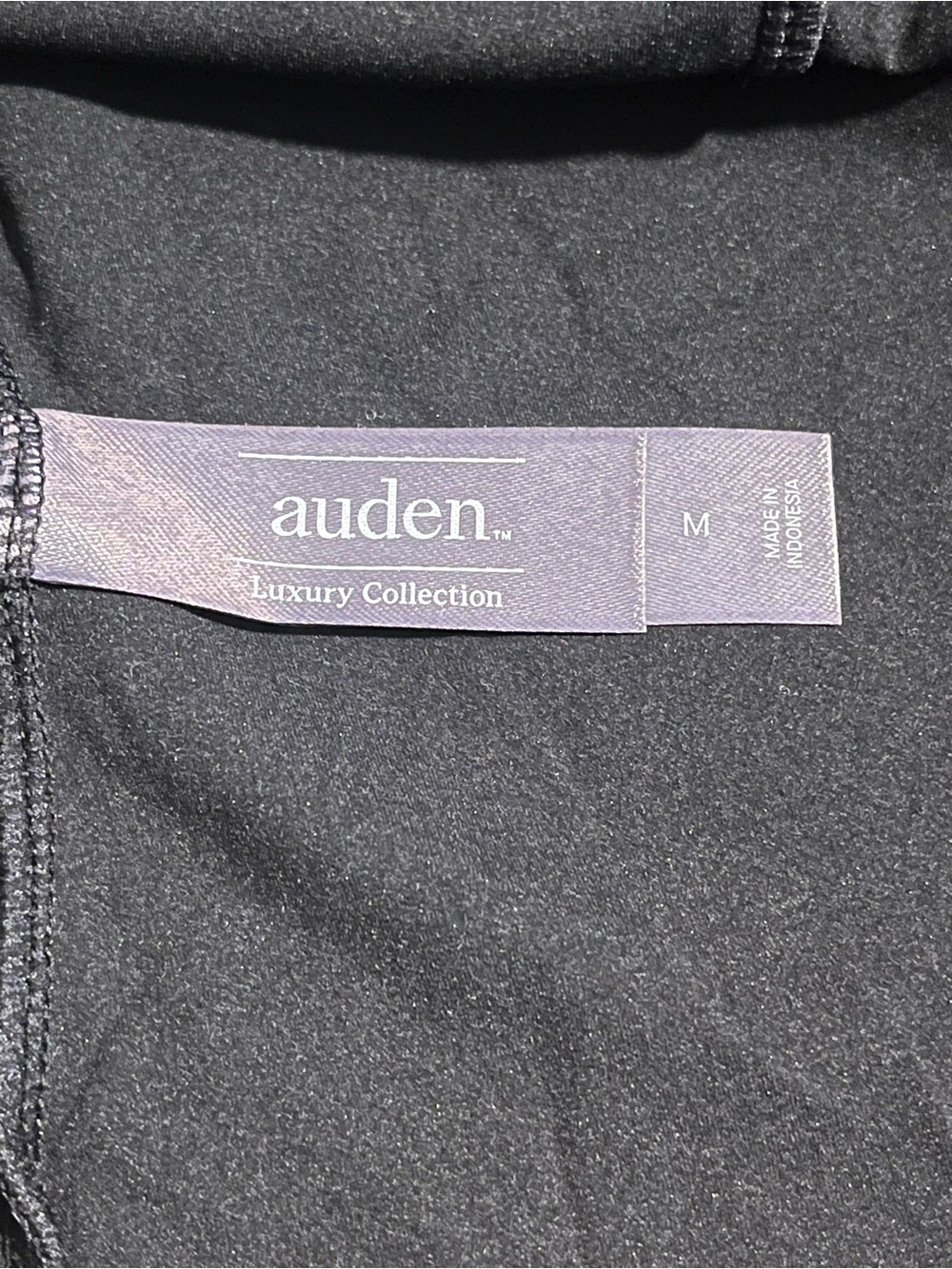 Auden Black Fully Lined Long Sleeve Bodysuit | Size M NWT - Picture 5 of 7